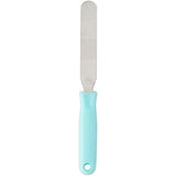Wilton Straight Icing Spatula – 11 Inch Teal and Silver