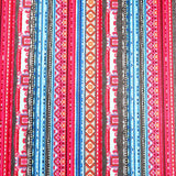 Swim Knit Nylon Spandex Ethnic Vertical Stripe