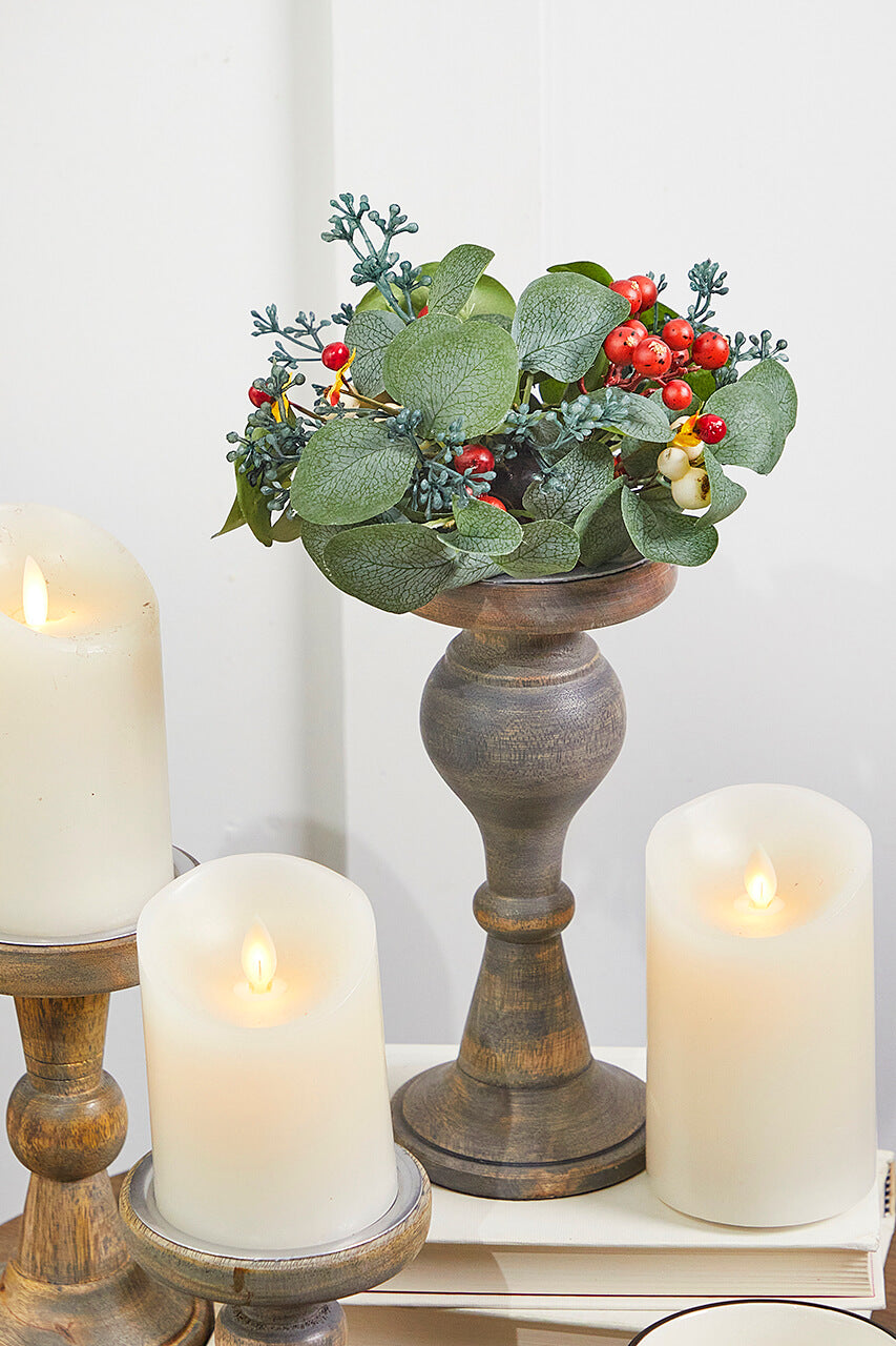 6" Eucalyptus/Berry Orb