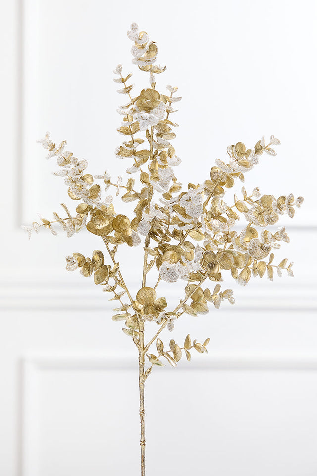26" Platinum Snowy Boxwood Spray