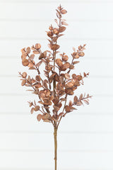 24" Warm Copper Eucalyptus Spray