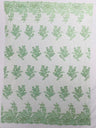 Eva Luxury Beaded Floral Lace Fabric - Black, Sage Green, Silver, Turquoise Floral Pattern, 54" Width (1 Yard)
