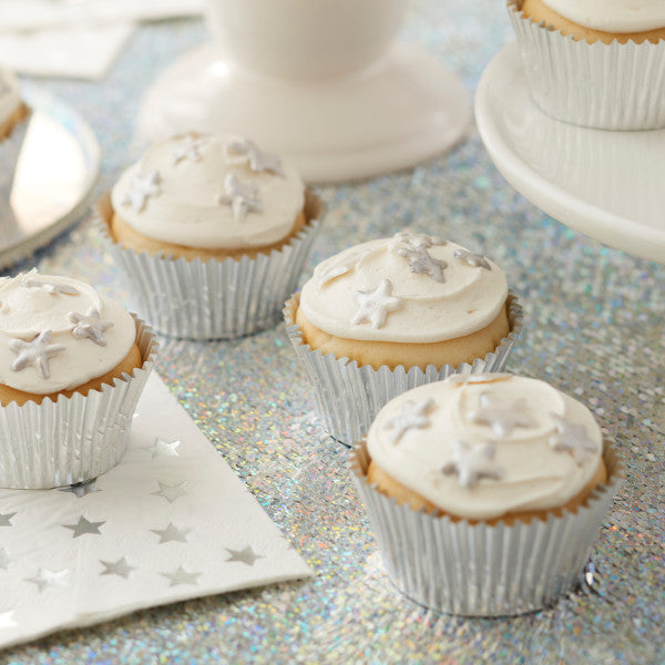 Wilton Silver Foil Cupcake Liners, 24-Count