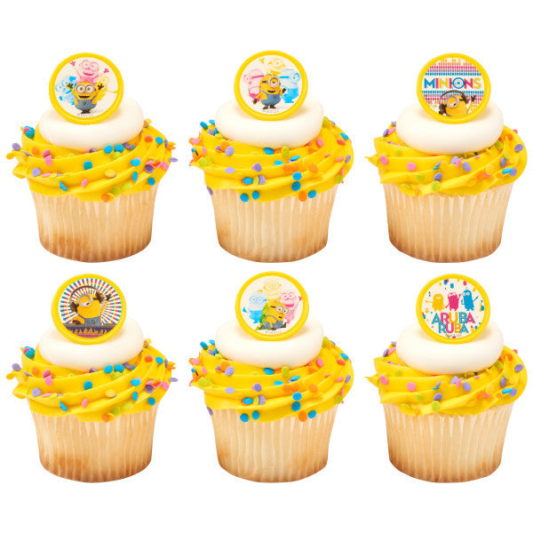 Despicable Me Minions Celebrations Cake Cupcake Rings - 144 per order