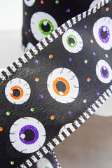 2.5" x 10 Yards Eyeball Ribbon