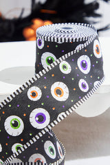 2.5" x 10 Yards Eyeball Ribbon