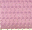 Eyelet Embroidery Lilac 5K006 Cotton Polyester Fabric - Lilac, Eyelet Embroidery, 41/42" Width