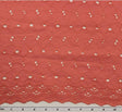 Eyelet Embroidery Pink 5K004 Cotton Polyester Fabric - Pink Eyelet Embroidery, 41/42" Width