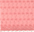Eyelet Embroidery Pink 5K006 Cotton Polyester Fabric - Pink Eyelet Embroidery, 41/42" Width
