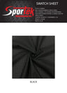 Stretch Mesh Black PU Coated