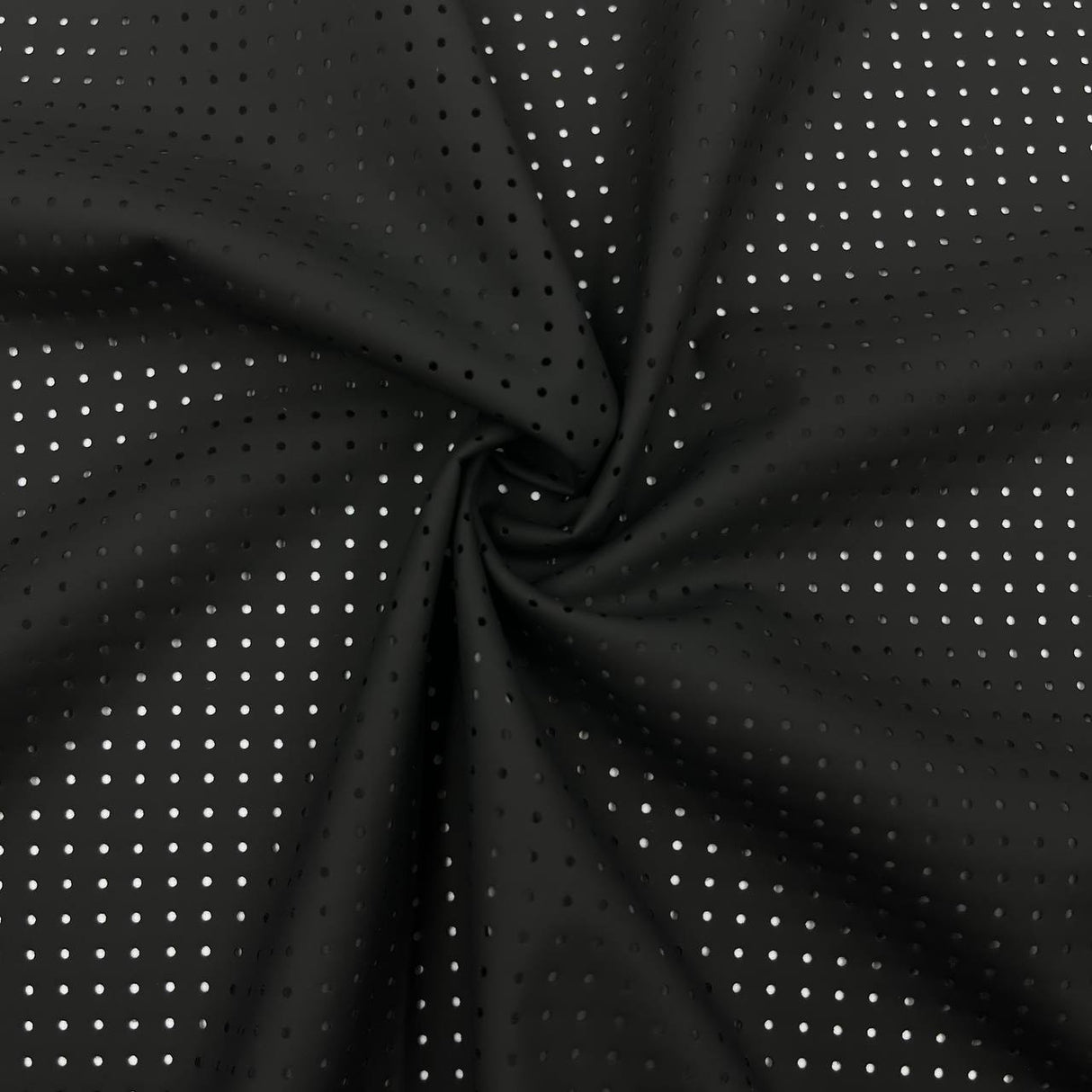 Stretch Mesh Black PU Coated