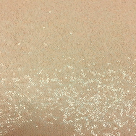 Mini Disc All Over Sequin Polyester Fabric - Gold, 54" Width (1 Yard)