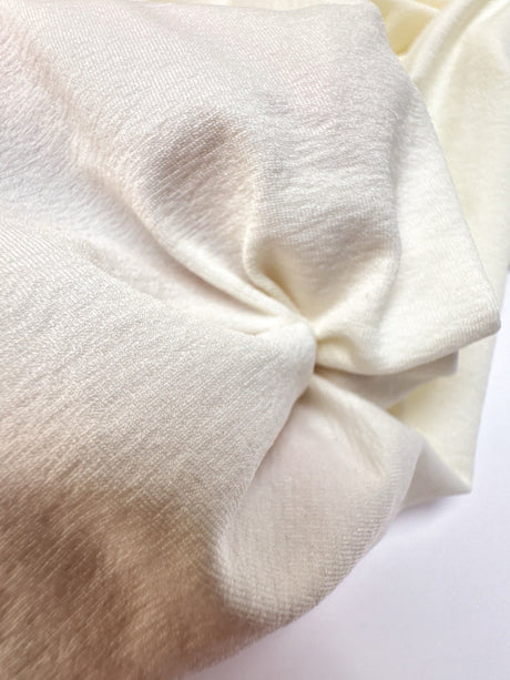 Polyamide Elastane Knitted Fabric Beige White