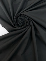 Black Cotton Plain Weave Fabric