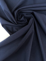 Polyester Viscose Gabardine Blue Stretch