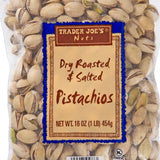 Trader Joe’s Dry Roasted & Salted Pistachios 1 Lb