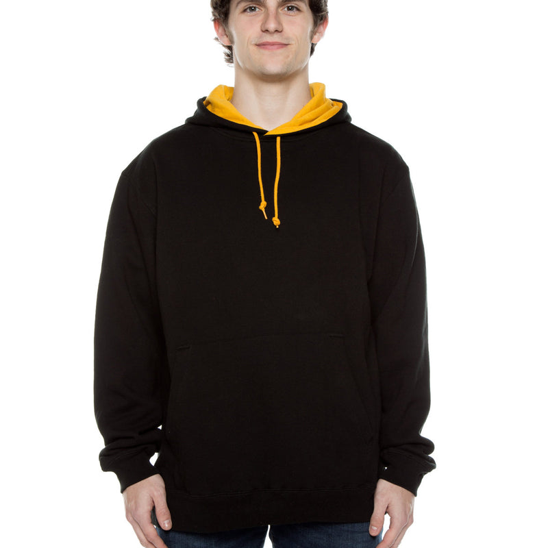 Unisex Contrast Hooded Sweatshirt