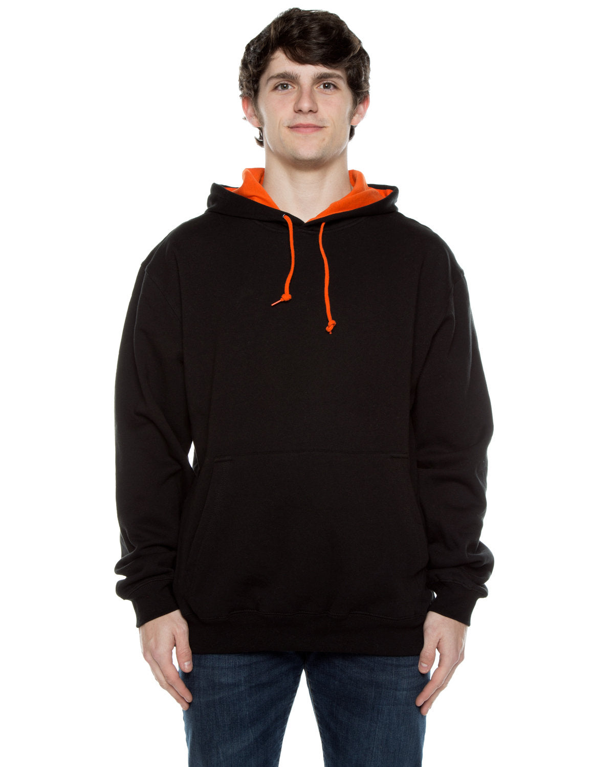 Unisex Contrast Hooded Sweatshirt