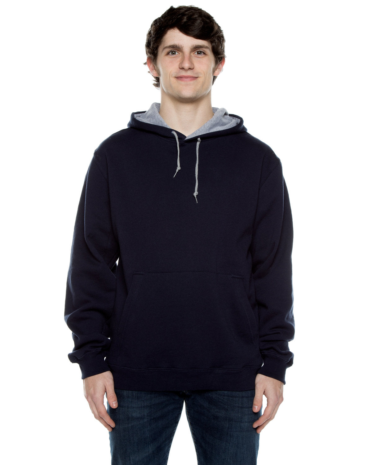 Unisex Contrast Hooded Sweatshirt