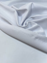 Polyamide Elastane Rib Knit White Blue