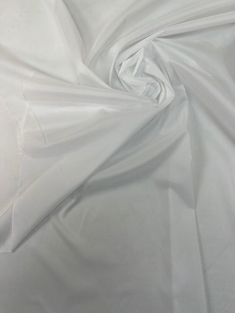 Italian White Polyester Lining Fabric