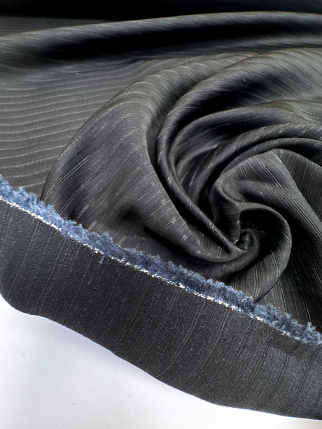 Viscose Blend Striped Fabric