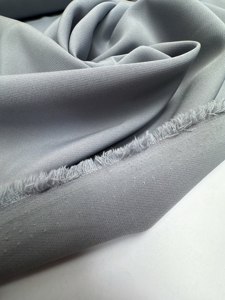Gray Polyester Elastane Woven