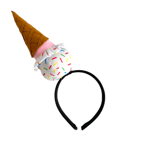 Ice Cream Cone Headband Costume Accessory