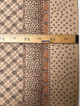 Wool Checked Printed Fabric