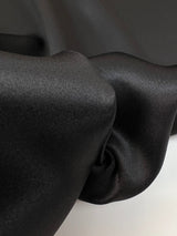 Silk Satin Black Stretch