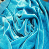 Silk Rayon Velvet Fabric - 80 Percent Rayon 20 Percent Silk, Velvet, 45" Width, 180 GSM (1 Yard)