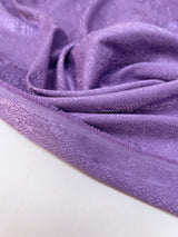 Purple Jacquard Stretch Fabric
