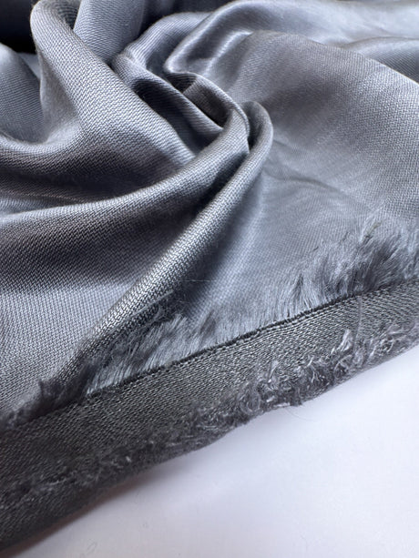 Viscose Satin Fabric Gray