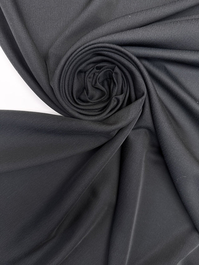 Viscose Silk Crepe Blue