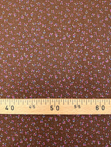 Virgin Wool Printed Geometric Fabric