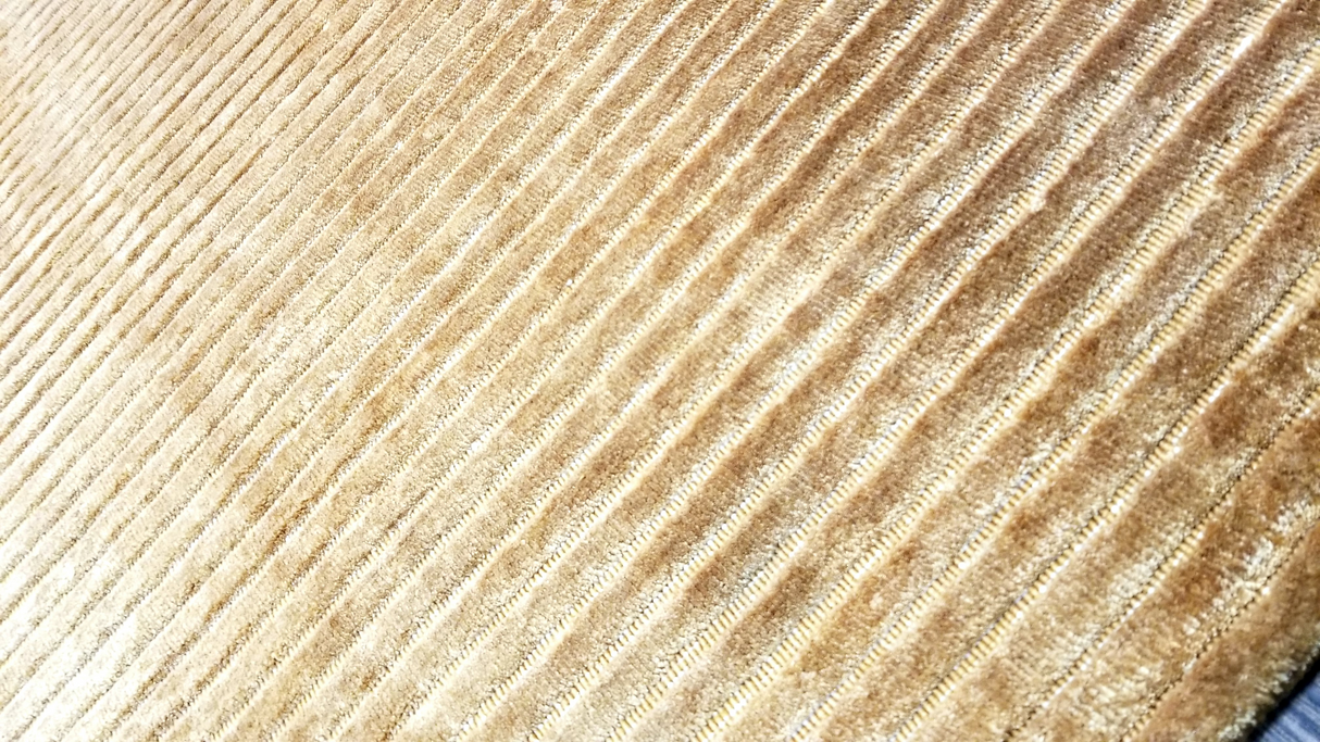 Handloom Viscose Yarn Area Rug - Hand-Made Hand Knotted, Brown, 8' X 10' And 8' 9" X 12' (1 Piece)