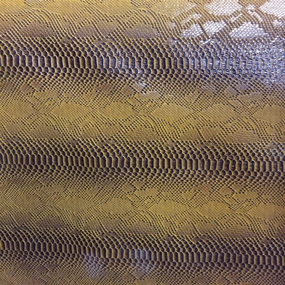 Viper Sopythana Faux Snake Skin Vinyl Fabric - Faux Snake Skin Vinyl Fabric, 52/54" Width, 1.0 MM Thickness, 100% Polyester, +100,000 Double Rubs (1 Yard)