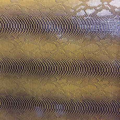 Viper Sopythana Faux Snake Skin Vinyl Fabric - Faux Snake Skin Vinyl Fabric, 52/54" Width, 1.0 MM Thickness, 100% Polyester, +100,000 Double Rubs (1 Yard)