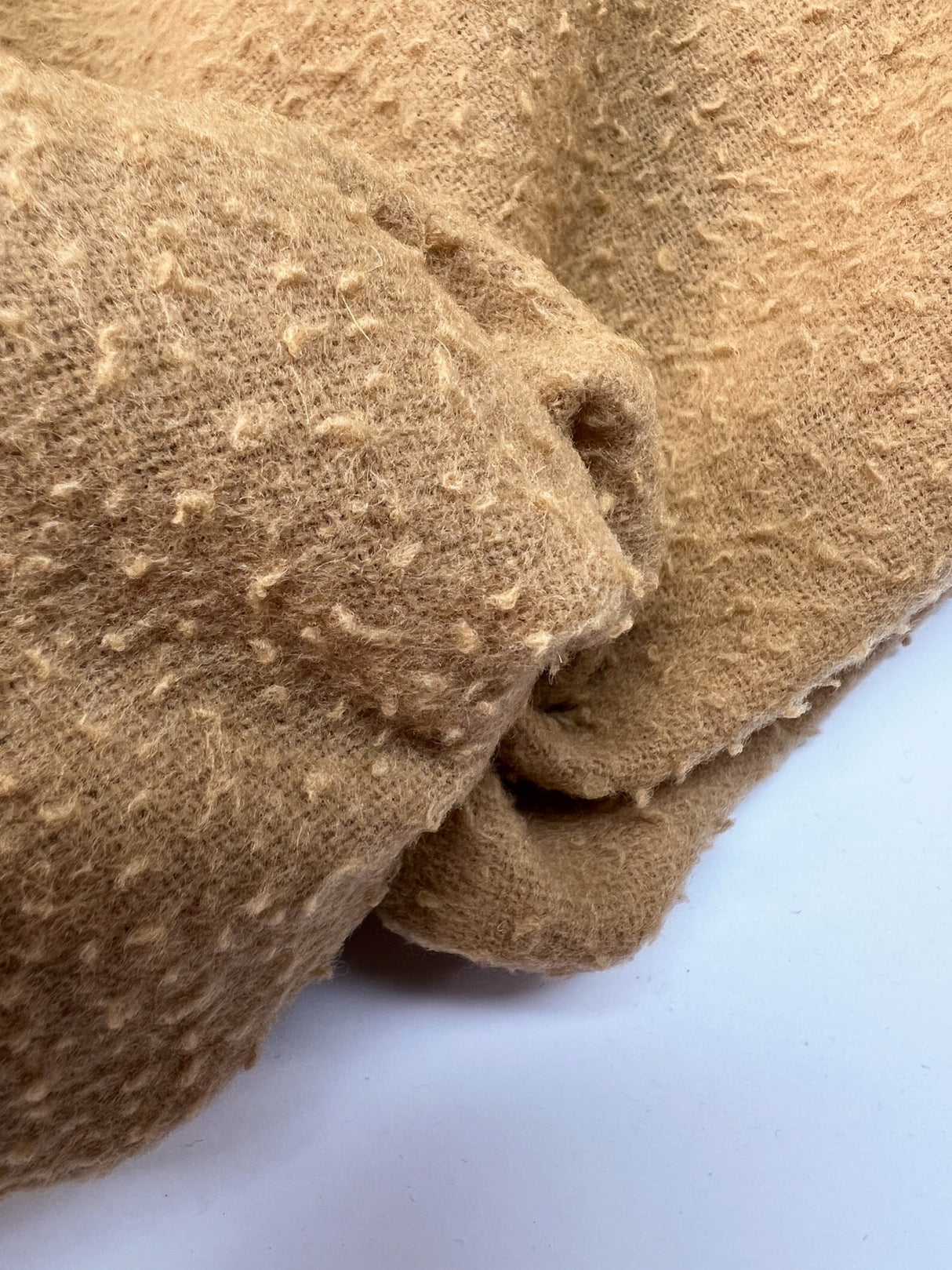 Italian Wool Fabric Yellow Brown