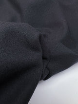 Wool Stretch Twill Blue Black