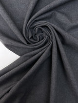 Wool Fabric Melange Gray