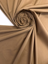 Cotton Elastane Twill Brown Beige