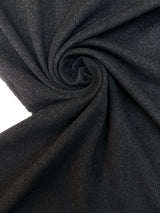 Wool Tweed Melange Gray Black