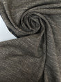 Wool Cotton Tweed Melange Beige-Black