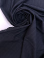 Wool Blend Woven Striped Blue Suiting