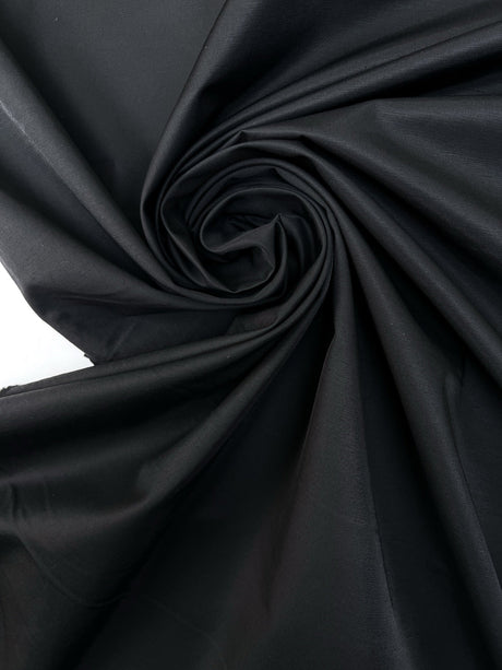 Black Cotton Twill Fabric