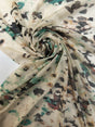 Cotton Knit Printed Brown Beige