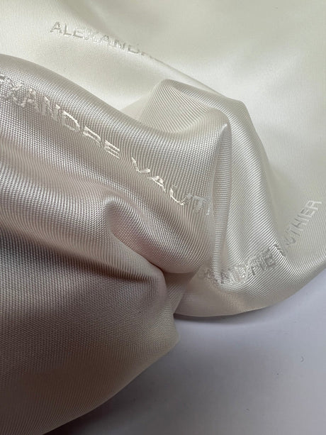 Viscose Twill Lining White Shade