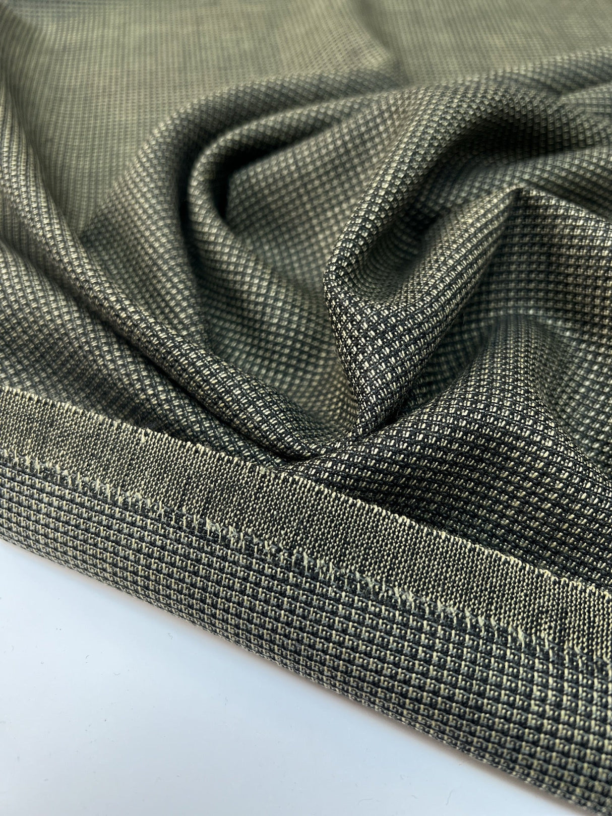 Wool Tweed Striped Checked Suiting