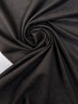 Wool Silk Jacquard Fabric Gray Black